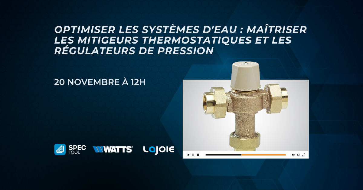 Optimiser les systèmes d&rsquo;eau: Maîtriser les mitigeurs thermostatiques et les régulateurs de pression